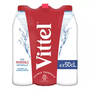Eau minérale naturelle 6x50cl - VITTEL