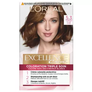 Coloration Cheveux 5.3 Châtain Clair Doré excellence - L'OREAL