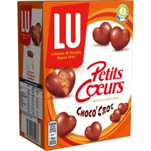 Biscuits petits cœurs choco'croc 90g - LU