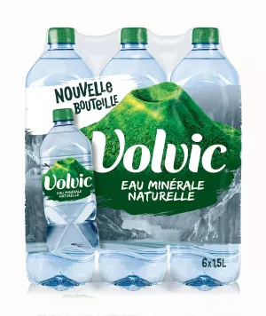Eau minérale naturelle 6 x 1,5 L - VOLVIC