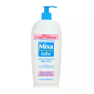 Lait de Toilette Bébé Très Doux 400ml - MIXA