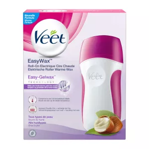 Roll On Électrique Easy Wax Epilation Cire Chaude Beurre de Karité Epilation Longue Durée 50ml - VEET
