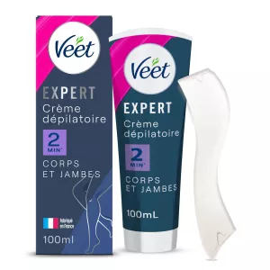 Expert ontharingscrème voor lichaam en benen met sheaboter hardnekkig haar 2 minuten 100 ml - VEET