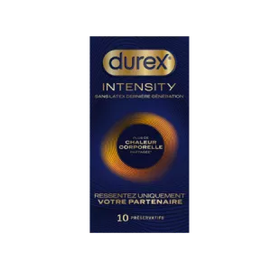 Préservatif Intensity sans Latex Chaleur Corporelle x10 - DUREX