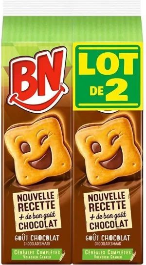 Biscuits chocolat 2x285g - BN