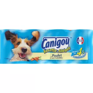 Boites pour moyens et grands chiens au poulet et aux carottes - CANIGOU