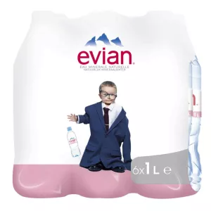 Água mineral natural 6x1L - EVIAN