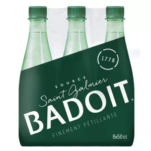 Eau minérale pétillante 6x50cl - BADOIT