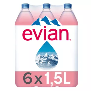 Maji ya Madini ya Asili 1.5l x6 pet - EVIAN