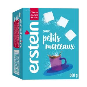 Sucre Petits Morceaux Blancs Boîte 500g - ERSTEIN