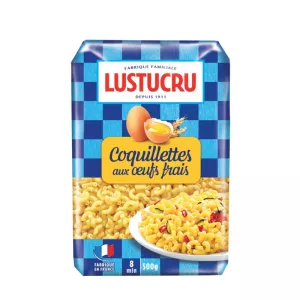 Makaron Coquillette Ze Świeżymi Jajkami 500g - LUSTUCRU