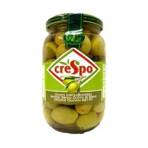 Olives vertes entières 200g - CRESPO