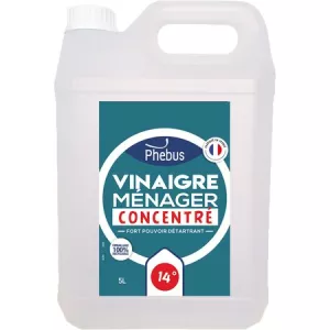 Vinaigre Ménager Concentré 14° 1L - PHEBUS