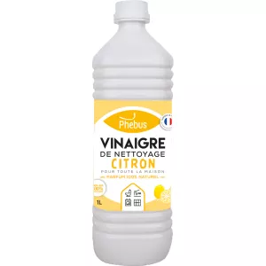 Vinaigre de nettoyage Citron 9.5° 1L 1L - PHEBUS