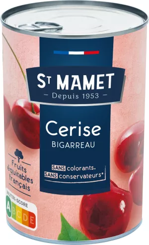 Fruits au sirop bigarreaux 425g - ST MAMET