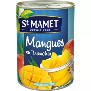 Mangues en tranches au sirop 235 g - ST MAMET