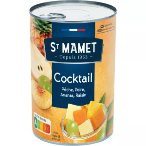 Fruits au sirop 250g égouté  - Cocktail ST MAMET