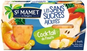 Dessert Cocktail De Fruits Sans Sucre Ajoutés 4x113g - St Mamet