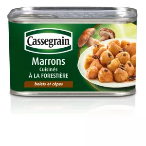 Marrons cuisinés à la forestière 420g - CASSEGRAIN