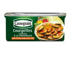 Courgettes Cuisinée à La Provençale, 185g -  CASSEGRAIN