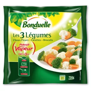 Coliflor, zanahoria, brócoli 750g - BONDUELLE