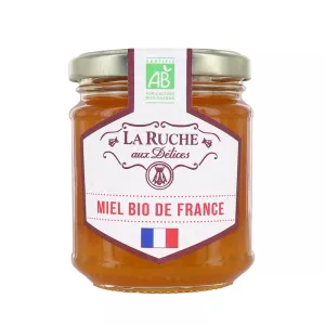 Barattolo di vetro al miele biologico Francia 2