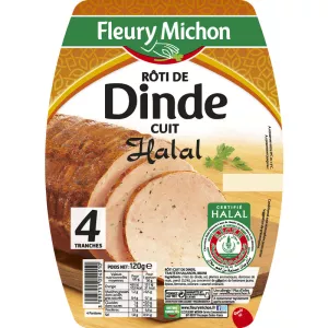 Roti Dinde Halal Fm 4t 120g