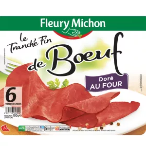 Tranche Fin Boeuf 6tr 100g
