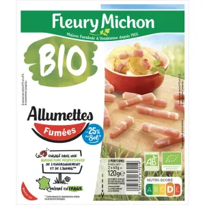 Allumettes Fumees Bio 120g - FLEURY MICHON