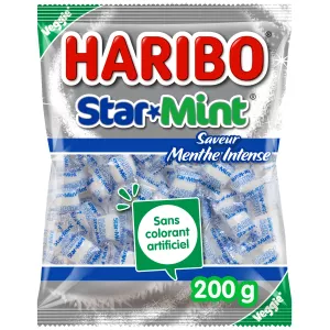 حلوى ستار مينت بالنعناع المكثف 200 جرام - HARIBO