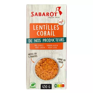 サンゴレンズ豆 450g - SABAROT