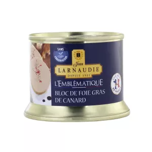 Bloc de foie gras de canard du Sud-Ouest 150g - JEAN LARNAUDIE