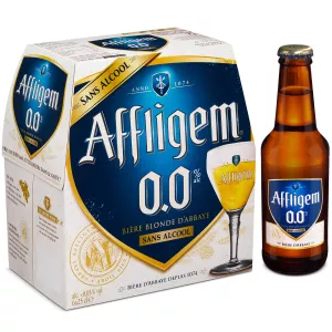 Bière Blonde d'Abbaye Sans Alcool,6x25cl - AFFLIGEM