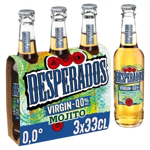 Bière Sans Alcool Saveur Mojito 3x33cl - DESPERADOS