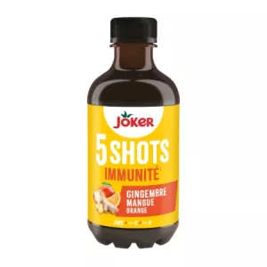 Boisson Shot Immunité Gingembre Mangue Orange 33cl - JOKER