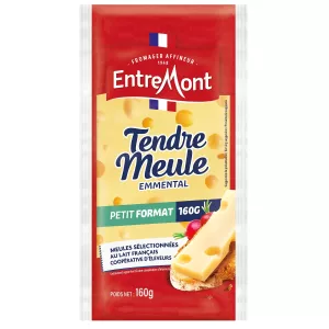 Fromage Emmental Tendre Meule 160g - Entremont