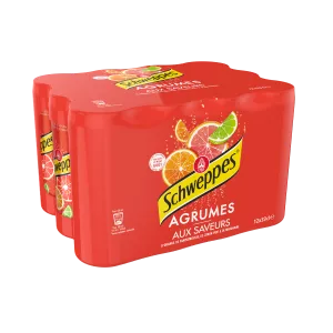 Schweppes Agrum Boites, 12x33cl - SCHWEPPES