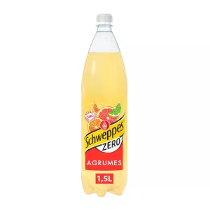 Soda Aromes Agrumes Zero Sucre,1,5l - SCHWEPPES