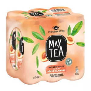 May Peche Bte Slim 6x33cl