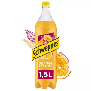 Soda saveur orange passion 6x1,5L SCHWEPPES