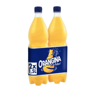 Soda à l'Orange et sa Pulpe 2x1,5L - ORANGINA