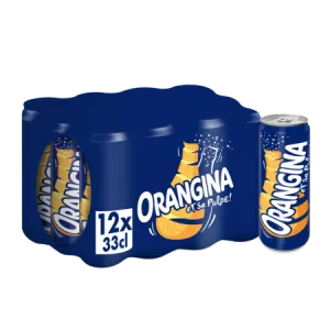 Soda à l'Orange et sa Pulpe 12x33cl - ORANGINA