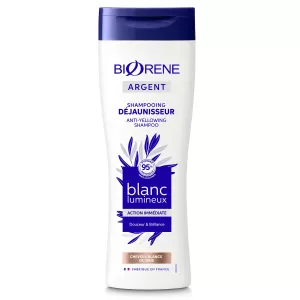 Shampoing Déjaunisseur Idéal Cheveux Gris & Blanc À L'Iris 200ml - BIORENE