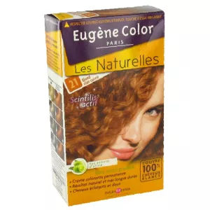 Coloration Permanente blond clair cuivré 21-EUGENE COLOR