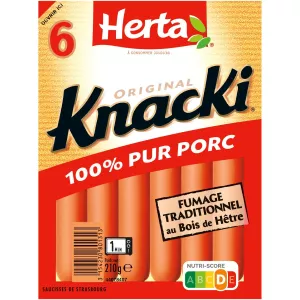 Knacki Original Porc 6pce 210g