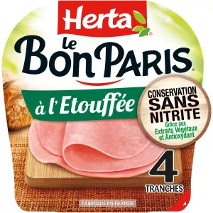 Jambon à L'Etouffé Conservation Sans Nitrite, 140g - HERTA