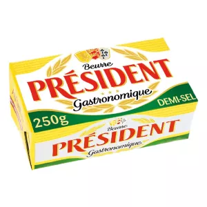 Beurre demi-sel gastronomique 250g - PRESIDENT