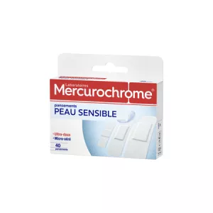 Pansements peau sensible - MERCUROCHROME