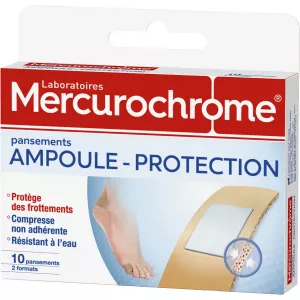 Pansements ampoule protection x10 - MERCUROCHROME