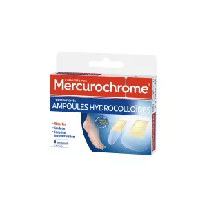 Hydrocolloïde verbandampullen X6 - Mercurochroom